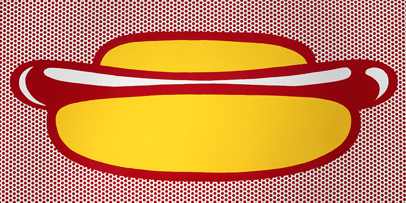 Roy Lichtenstein Hot Dog