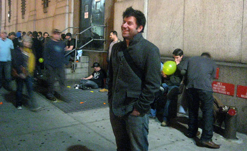 Dan outside a Phish show at MSG