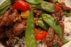 garlicky hoison beef