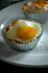 Baked Eggs & Canadian Bacon Cups
