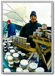 Berkshire Berries Garlic Jelly at the Union Square Market