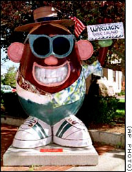 Mr Potato Head Sculptures in Providence RI