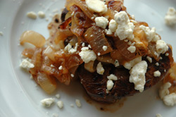 smothered fliet mignon