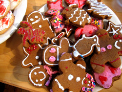 gingerbread cookies cookie exchange