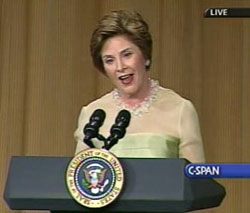 Laura Bush Horse Joke