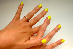 neon nail polish