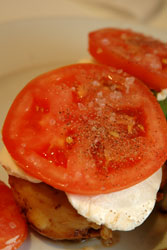 balsami chicken and fresh mozzarella