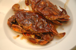 teriyaki softshell crabs