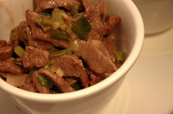 Beef with Green Onion