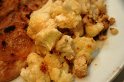 Roasted Garlic Cauliflower
