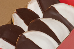 black and white cookie