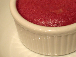 raspberry souffle from fresh direct