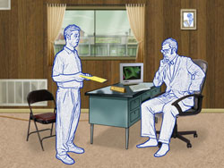 tom goes to the mayor