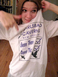 carlsbad caverns shirt white's city