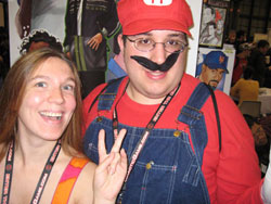 comicon ny 2008 super mario brittany hague