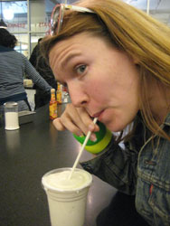 ronnybrook butter pecan shake