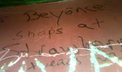 the phoenix bathroom wall