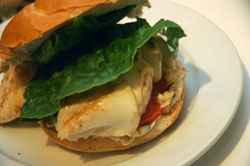 halibut sandwich cooking light