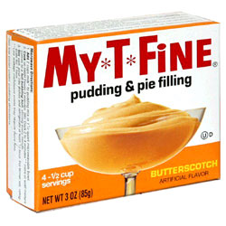 my t fine butterscotch pudding
