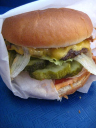 blue 9 burger medieval style