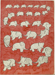 morgan library drawing babar