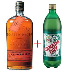 bulleit bourbon and ginger ale