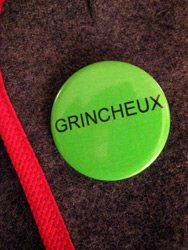 bon ton pin grincheux grouchy