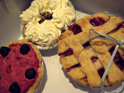 blue stove mini pies