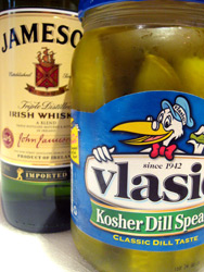 pickle juice and jameson