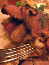 La Laiterie berkshire pork chef's menu